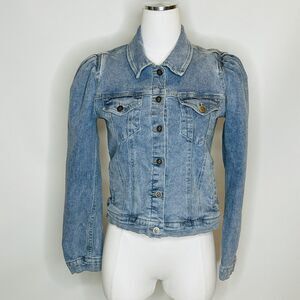 Lauriebelles Chelsea DeBoer by Lily & Lottie Light Wash Jean Jacket Size Small